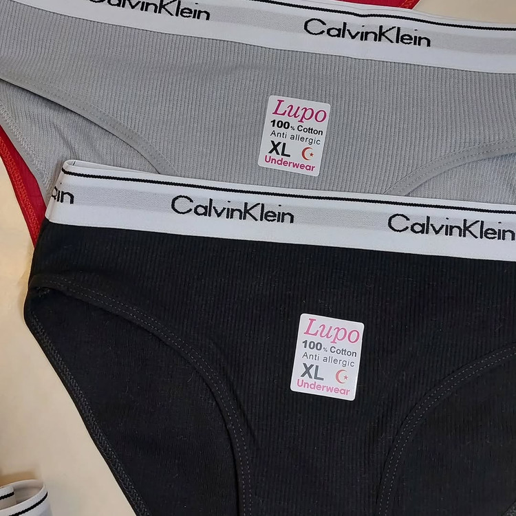 شورت نخ پنبه کش محکم calvinسایز XL تا XXXL